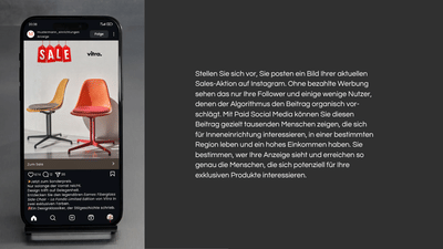 Beispiel: Social Media Kampagne für ein Premium-Einrichtungshaus - Growth Marketing