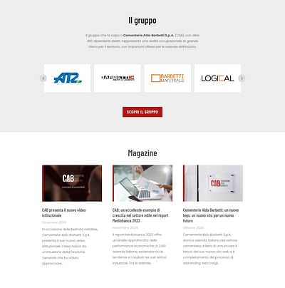 Presenza Digitale Cementerie Barbetti - Branding & Positioning