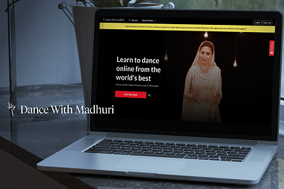 Learn To Dance With Madhuri - Webseitengestaltung