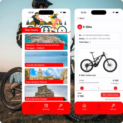 Sviluppo app custom e piattaforma booking per cicloturismo - Artificial Intelligence
