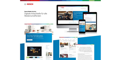 Bosch - Website "Media Service" - Ergonomy (UX/UI)