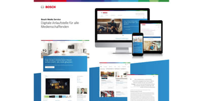 Bosch - Website "Media Service" - Ergonomie (UX/UI)