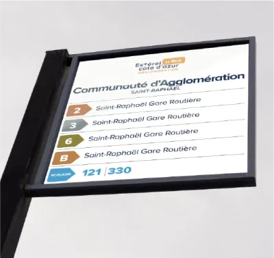 Estérêl Côte d'Azur Le Bus - Transports en commun - Estrategia digital
