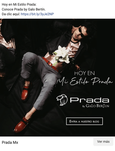 Prada México - Performance Strategy (Ecommerce) - Advertising