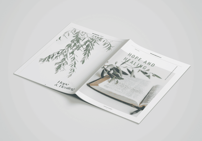 Hope & Healing Magazine Design - Ontwerp