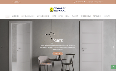 Odoardi Legnami - Vendita Legnami a Roma - Creazione di siti web