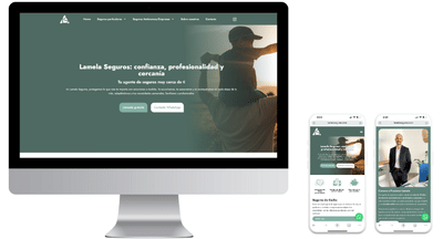 Web y estrategia de videos virales, Lamela Seguros - Creación de Sitios Web