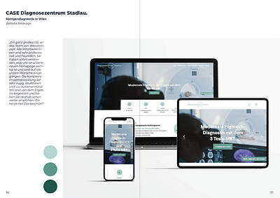 Responsive Webdesign für Diagnosezentrum Stadlau. - Marketing