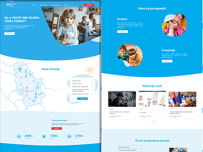SOS Dečija Sela - Web application - Webanwendung