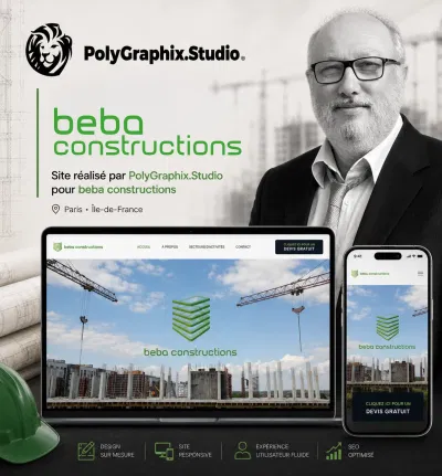 Beba Constructions - Création de site internet