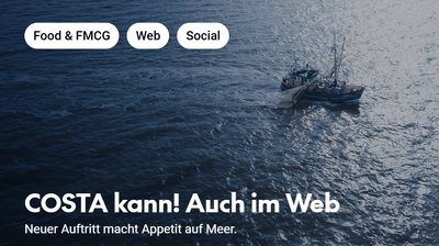 COSTA – Food & FMCG - Relaunch mit Typo3 - Website Creation