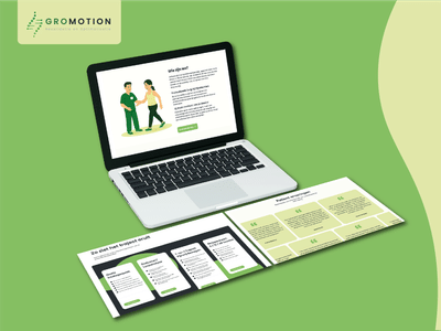 Gromotion / Web-app & Logo - Web Applicatie