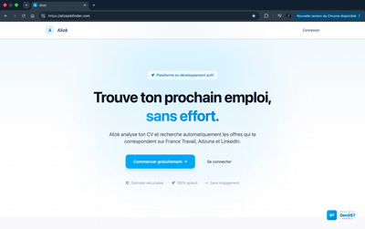 Développement de la plateforme Alizè - Design & graphisme