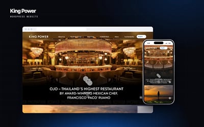 King Power: trilingual corporate website - Website Creatie