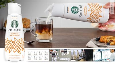 Starbucks Coffee Creamer - Verpackungsdesign