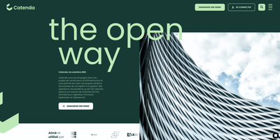 Catenda : Refonte de site web - Creación de Sitios Web