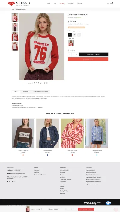 VRUSSO - Website Creation