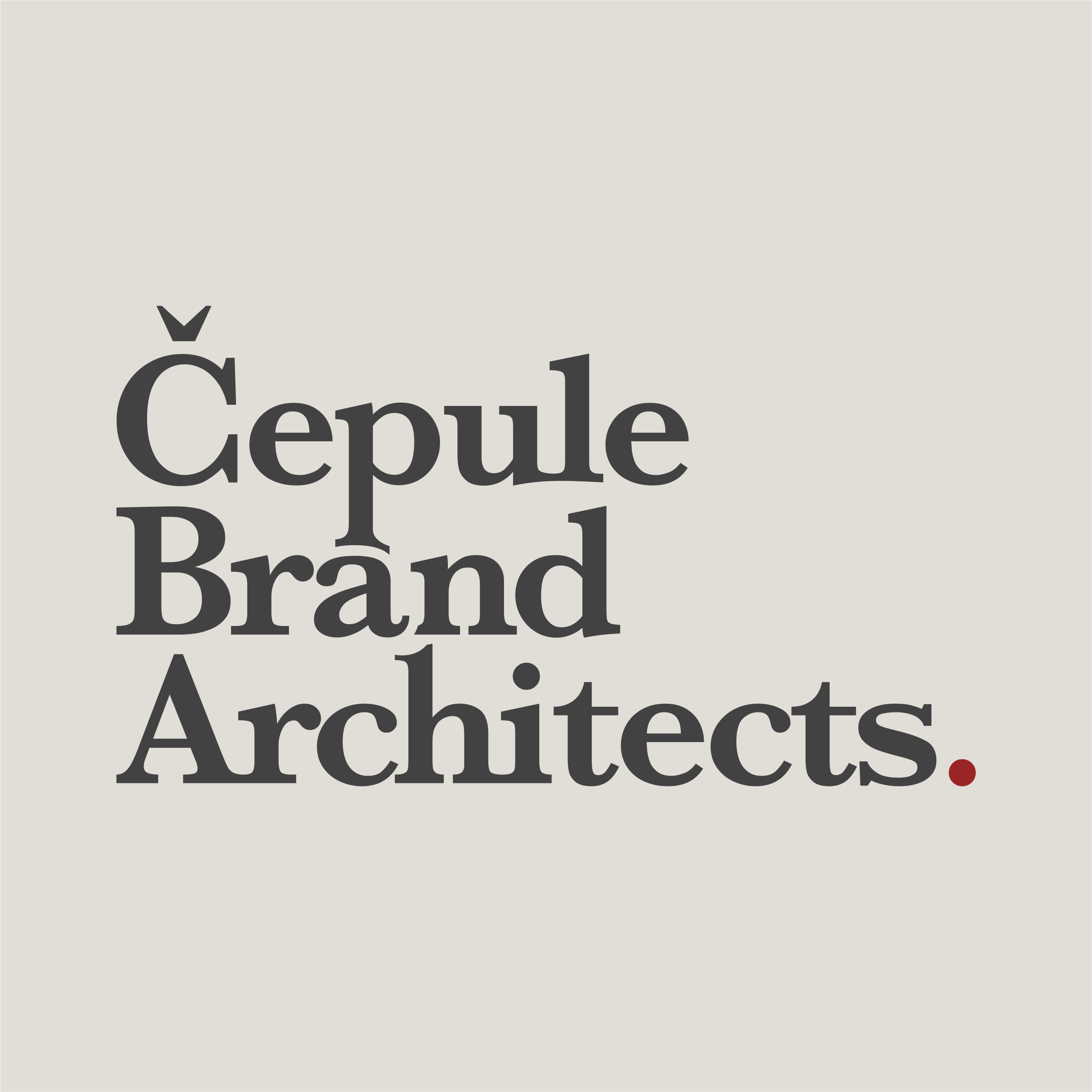 Čepule Brand Architects