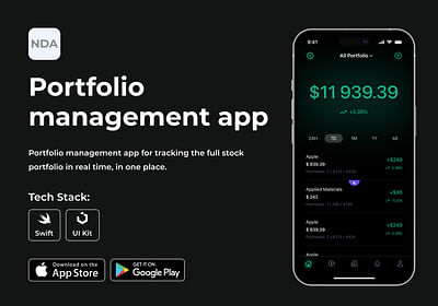 Portfolio management app - Mobile App