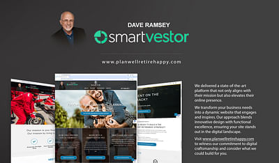 Website Design for Plan Well Retire Happy - Website Creation