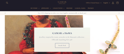 GAMAR Jewellery - A Unique Jewellery Store - E-commerce
