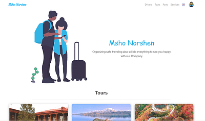 Msho Norshen - Website Creation