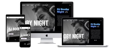 DJ Booby Night - Website Creation