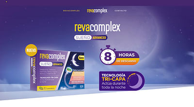 RevaComplex Website | Healthcare | Pharma - Estrategia digital