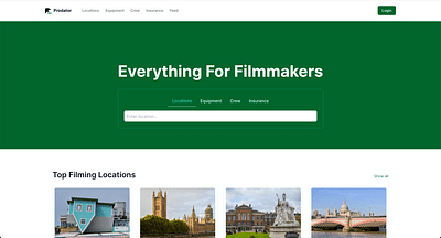 UK's Film Platform - Application web