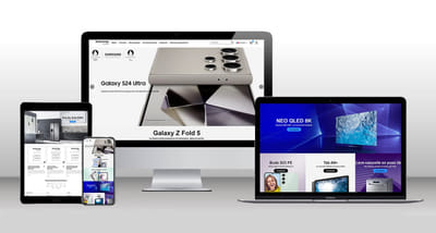 Samsung Brand Shop - Création de site internet