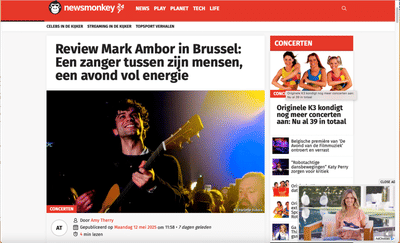 Music case: Benelux PR campaign Mark Ambor 2025 - Public Relations (PR)