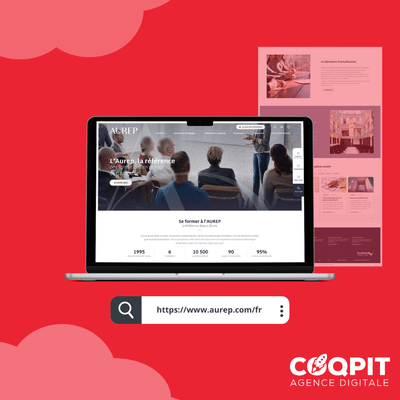 Site vitrine - AUREP - Web Application