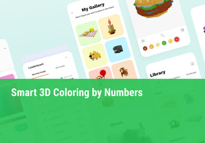 Smart 3D Coloring App - Mobile App