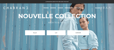 Chabrand - Refonte Prestashop - E-commerce