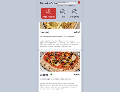 Web Application - Food & Beverage - E-Commerce