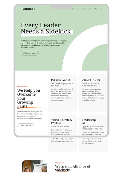 Nachhaltige Webflow Website - Digitale Strategie