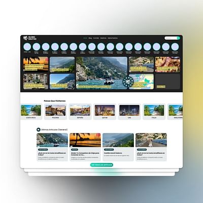 Travel Blog - Website Creatie
