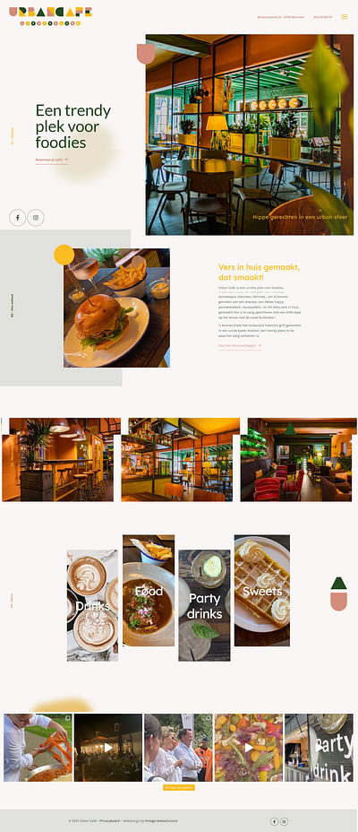 Een trendy plek voor foodies: Urban Café - Textgestaltung