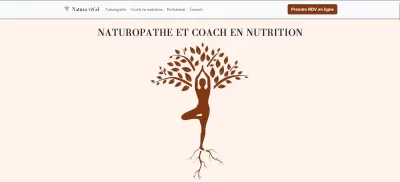 Création d'un site internet pour une naturopathe - Website Creation