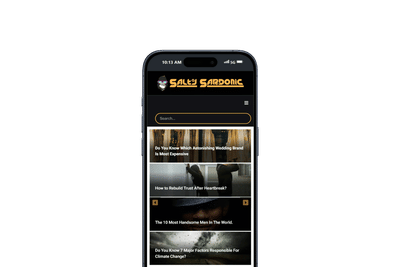 Website Redesign for Salty Sardonic - Website Creation