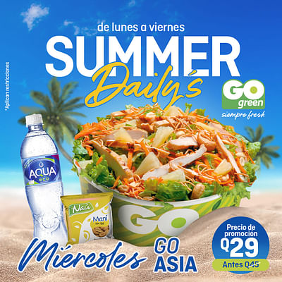 Summer Dailys Go Green - Publicidad