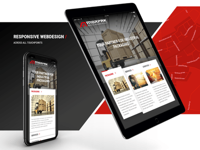 Morpak rebranding en website - Publicité