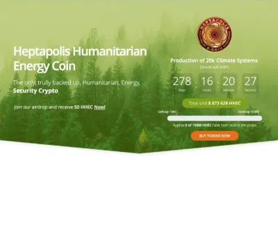 HEPTAPOLIS — ICO, DApp & Smart Contract Development - Création de site internet