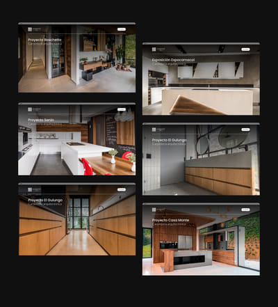 Diseño web para empresa de diseño interior & carpintería - Creación de Sitios Web