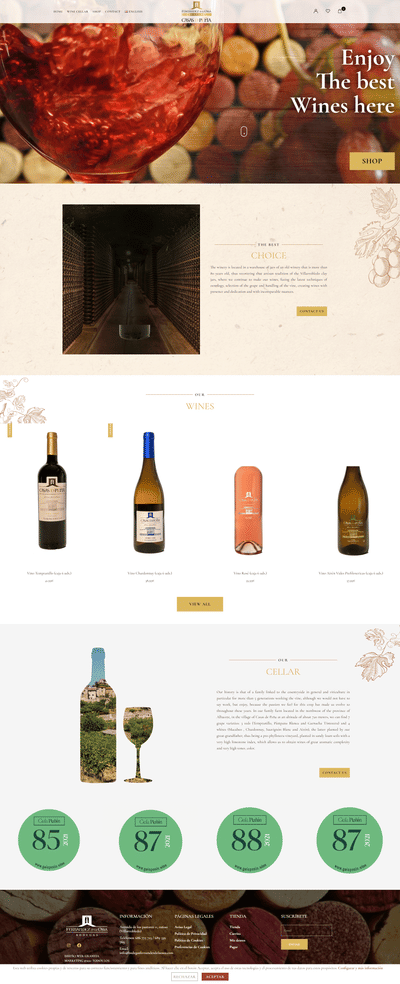 DISEÑO Y DESARROLLO WEB BODEGAS FERNANDEZ DELAOSSA - SEO