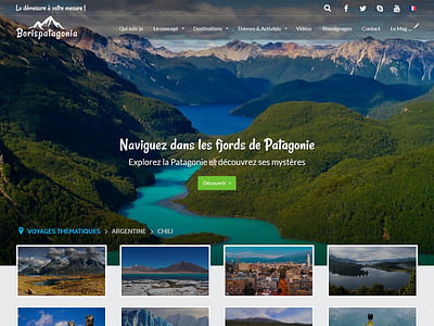 Création site internet pour agence de voyages - Creación de Sitios Web