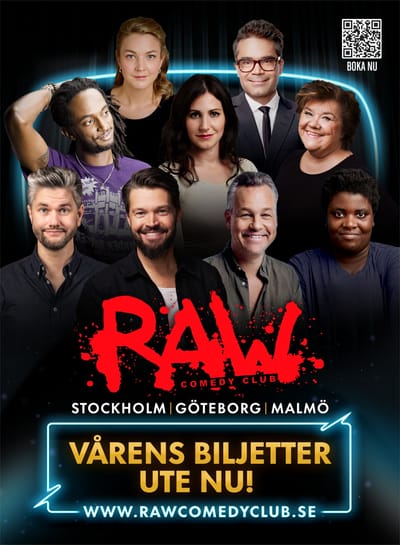 RAW Comedy Club | Brand & Content System - Motion Design