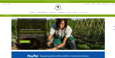 Ecommerce Cascina Brianzola - Creazione di siti web