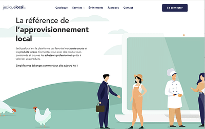 Développement de la plateforme Je Clique Local - Web Applicatie