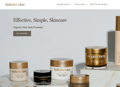 Unified InfiniteAloe’s Web & Mobile Experience on a Scalable Platform - E-commerce